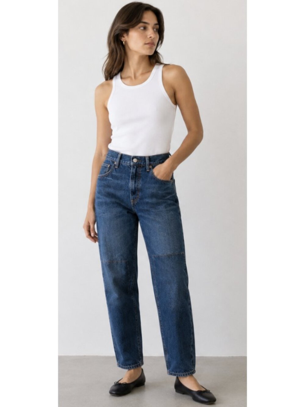 POLO RALPH LAUREN The Avery Boyfriend Patchwork Plaid Jeans Preppy Casual